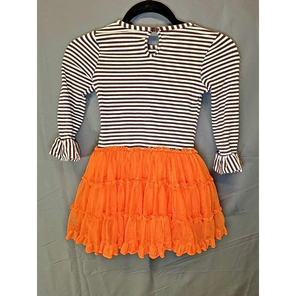 Emily‎ Rose Tulle Thanksgiving Turkey Dress Girl EUC Size 5